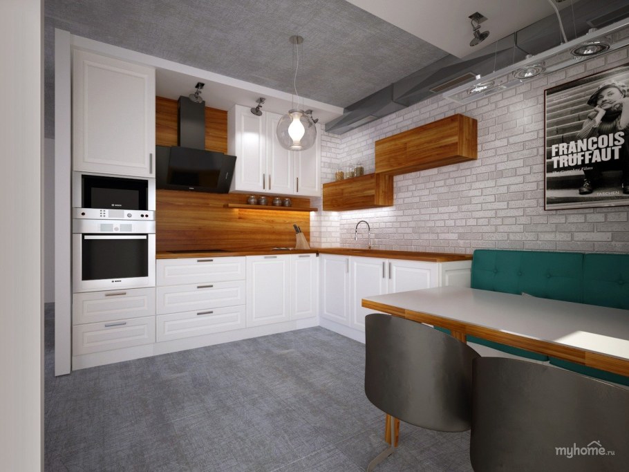 Кухонный гарнитур в стиле лофт