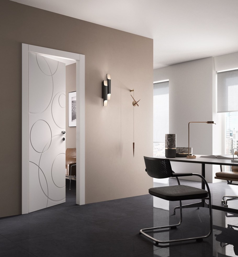 Двери в современном стиле в интерьере