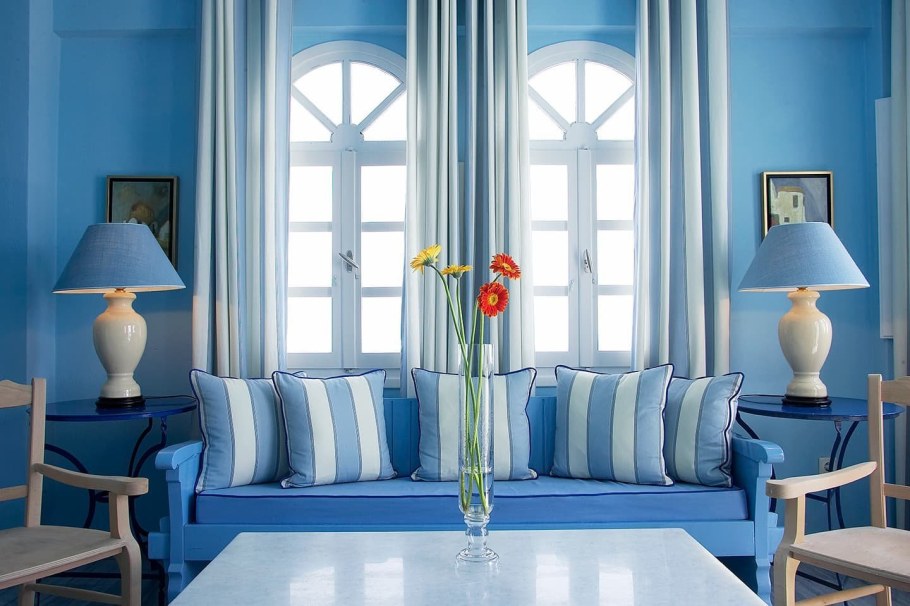 Интерьер в холодных тонах