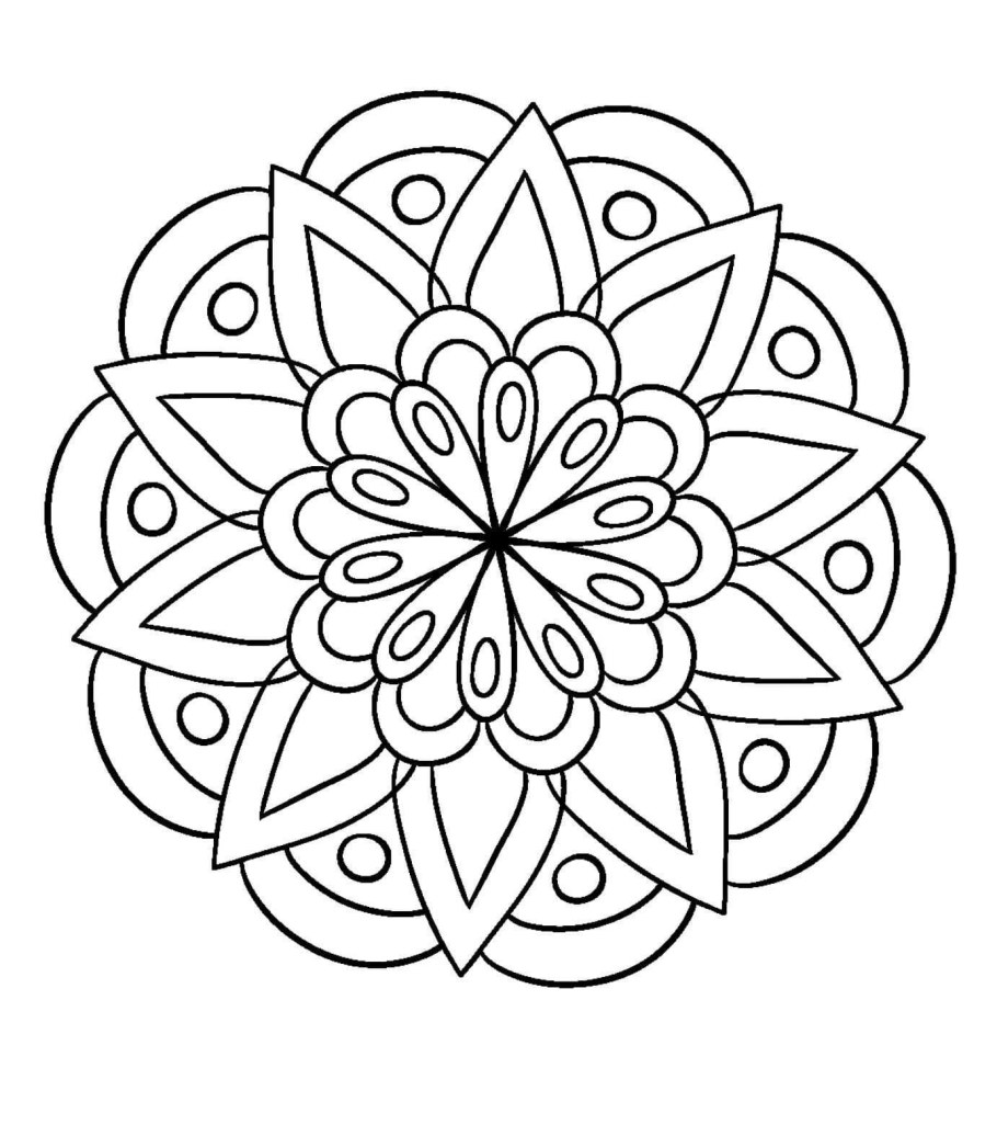 Узоры для раскрашивания детям