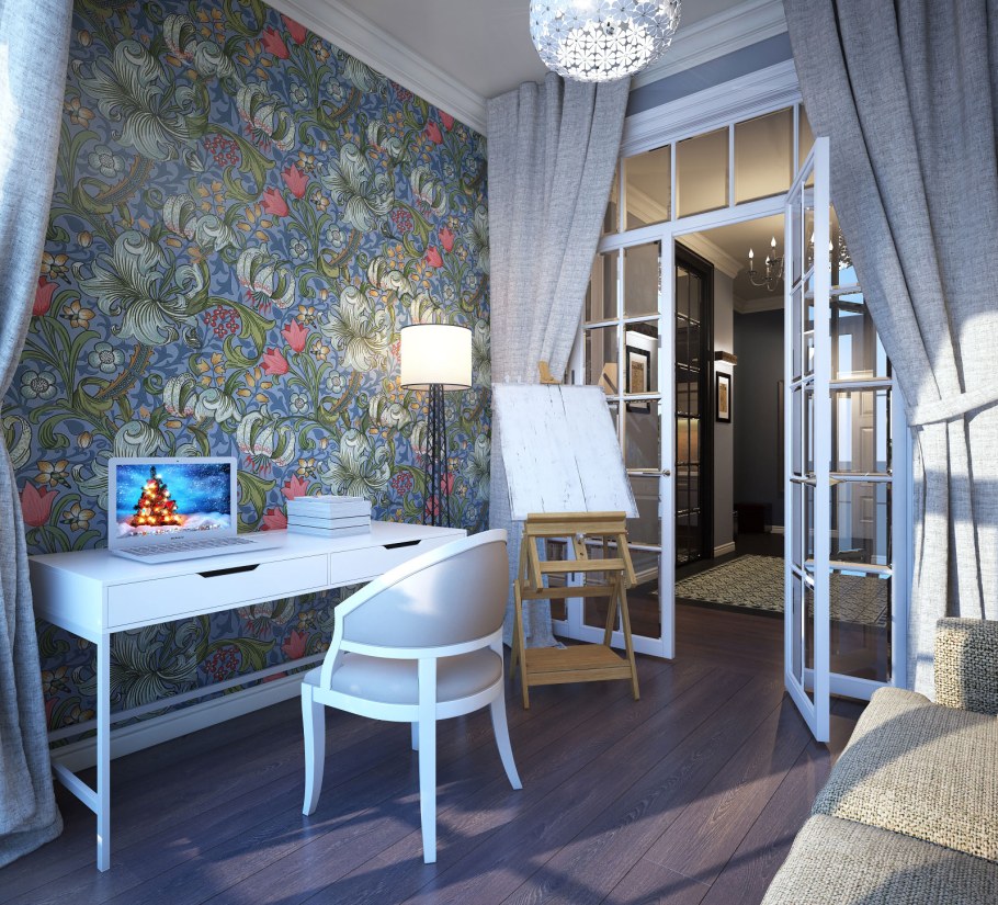 Моррис в современном интерьере