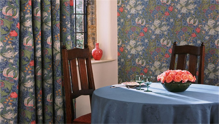 Уильям Моррис ткани интерьер