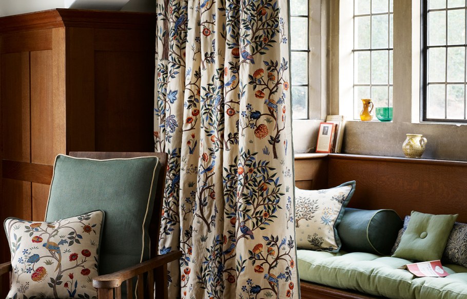 Ткани для штор Уильям Моррис