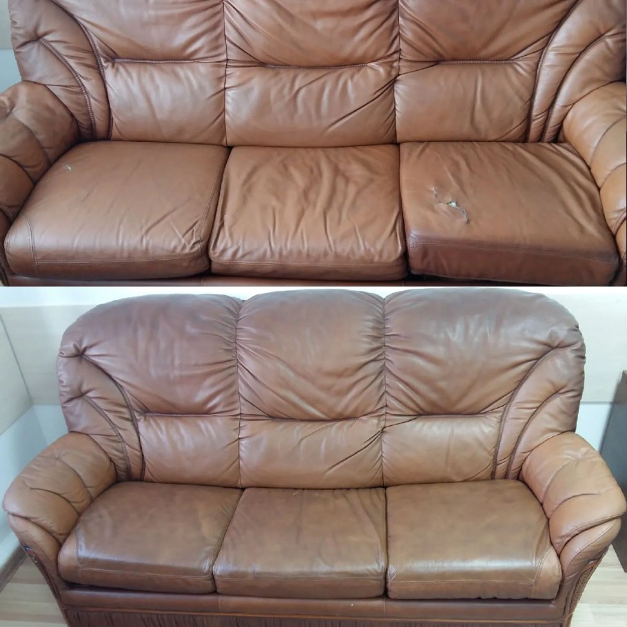 Диван из экокожи