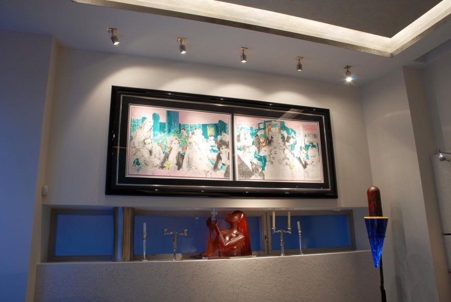 Интерьерные картины с подсветкой