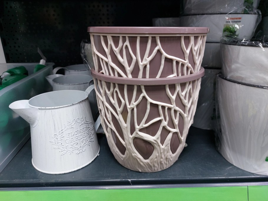 Фикс прайс кашпо для цветов керамика