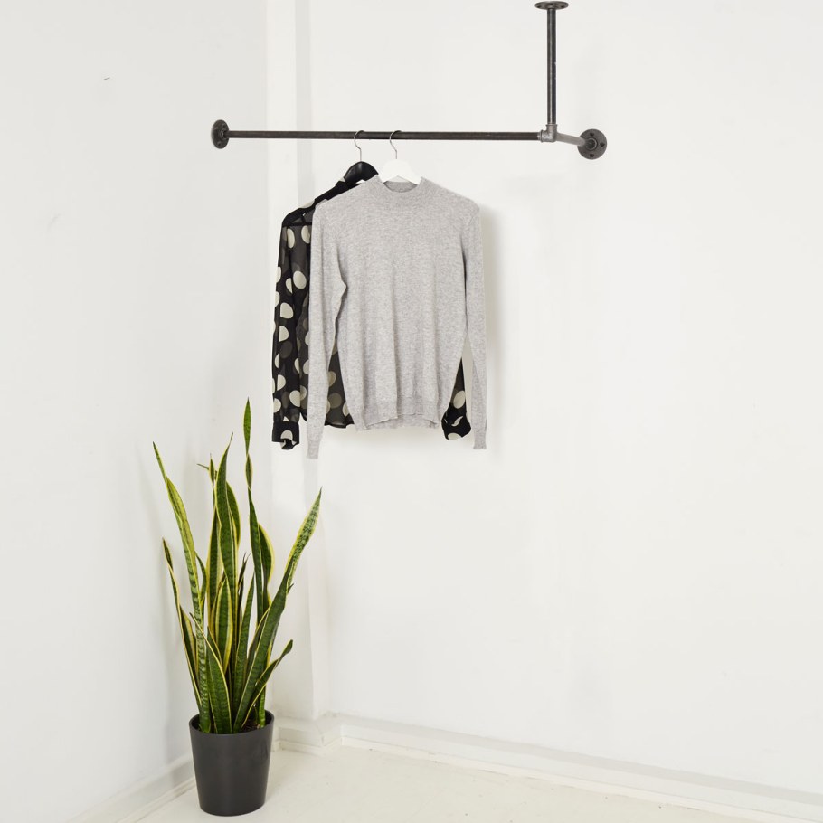 Вешалка рейл напольная лофт