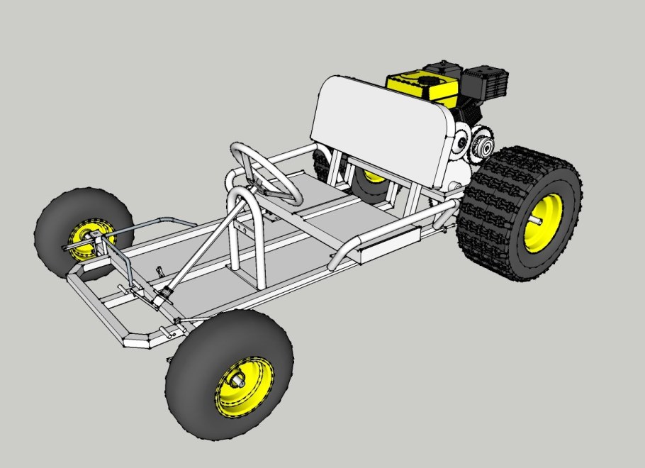 Чертеж go-Kart Buggy