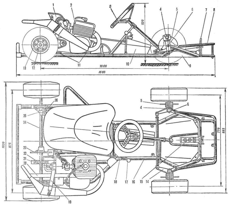 Чертеж go-Kart Buggy