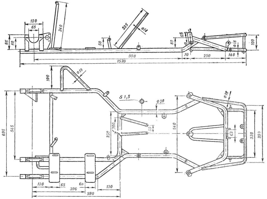 Рама АКУ 83 чертеж