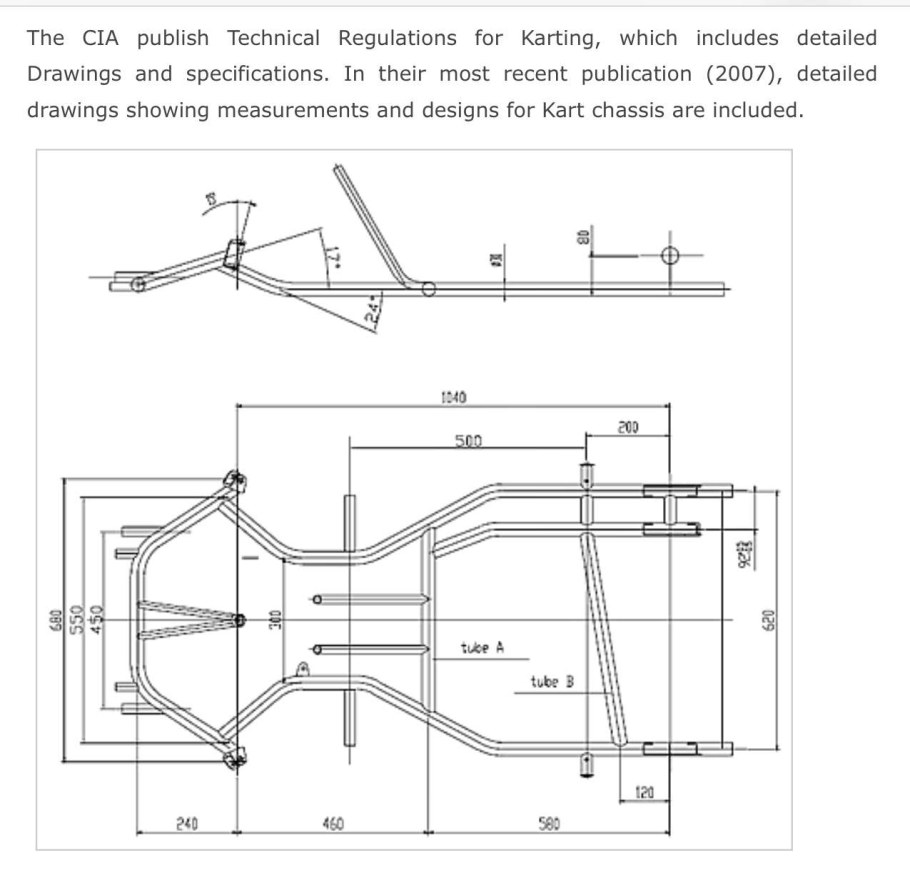 Багги Gokart 200 чертеж