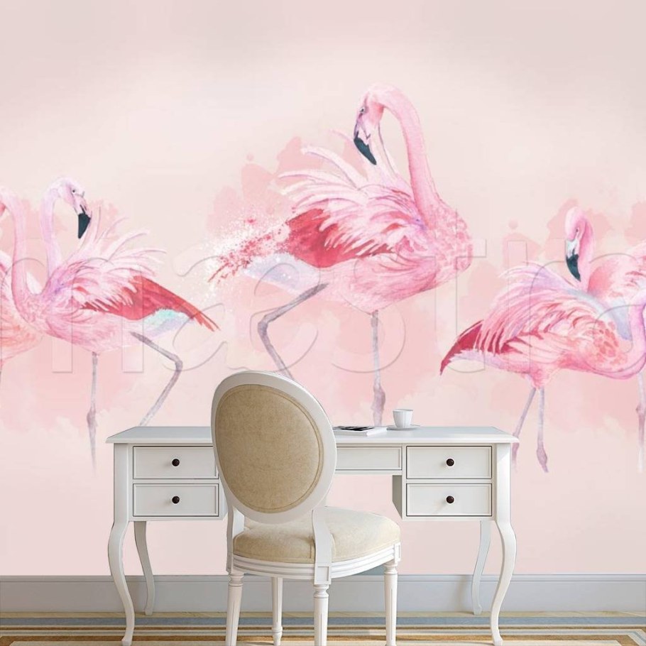 Фламинго в интерьере
