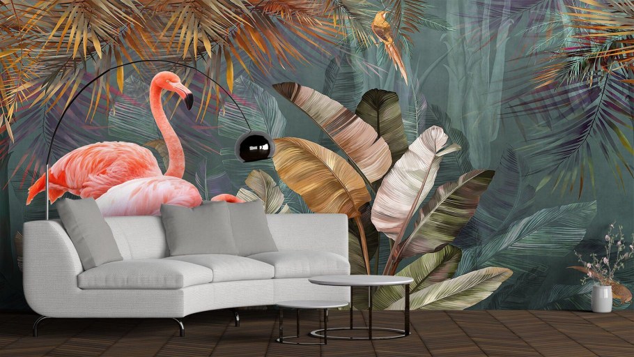 Фламинго в интерьере