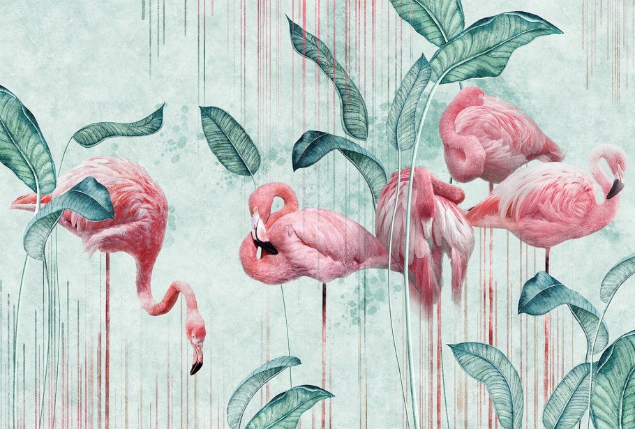 Панно на стену Фламинго