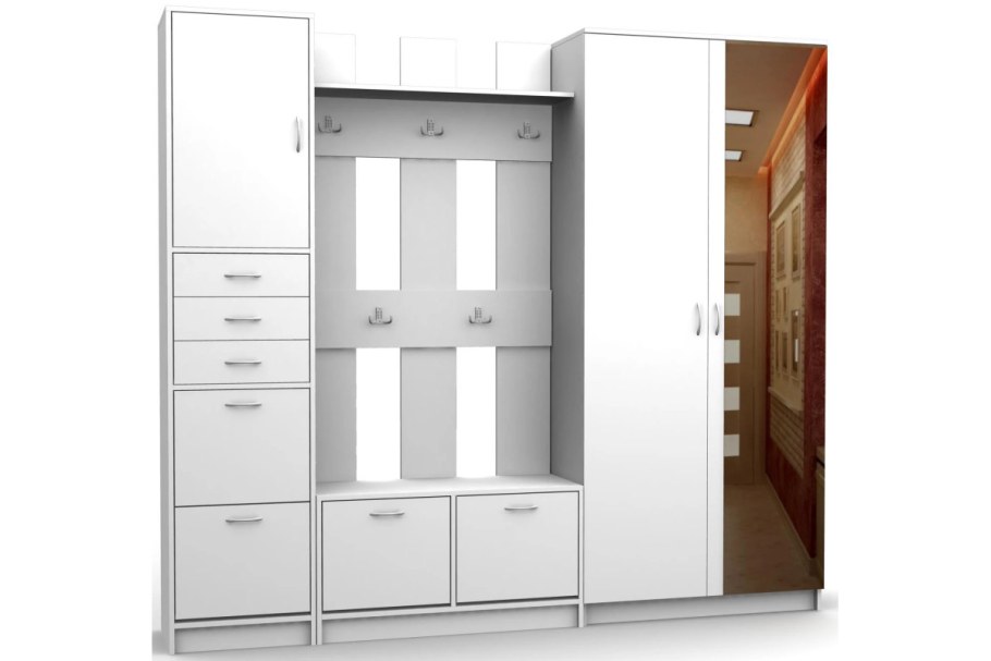 Прихожая Ольга 15 белая