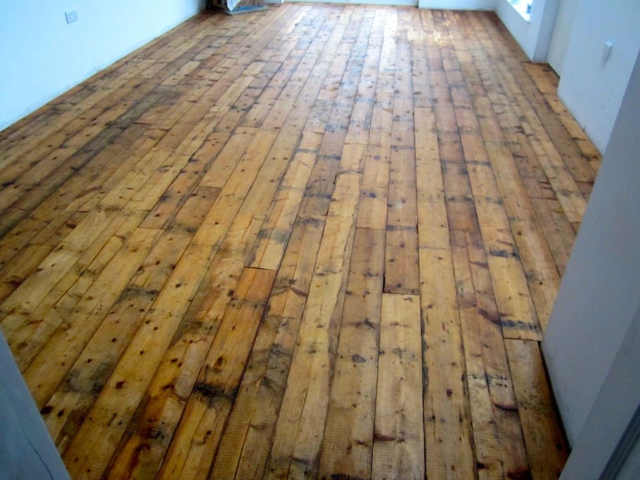 Пол из шпунтованной доски