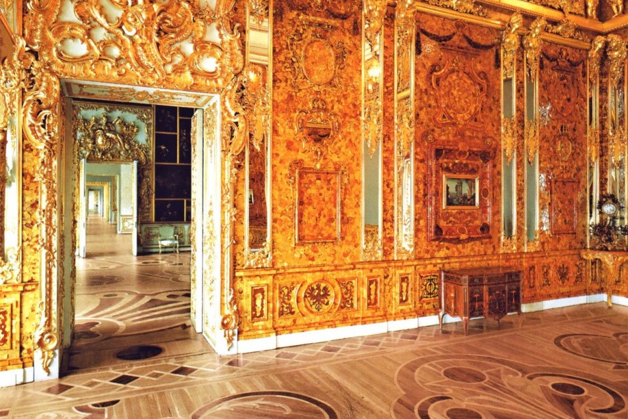 Янтарная комната в Екатерининском Дворце