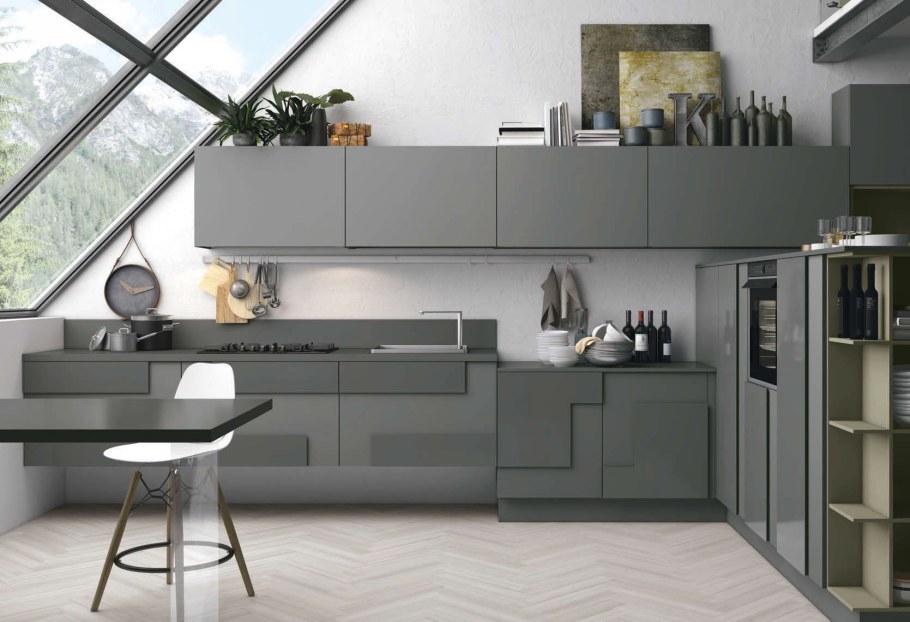 RAL 7037 мебель