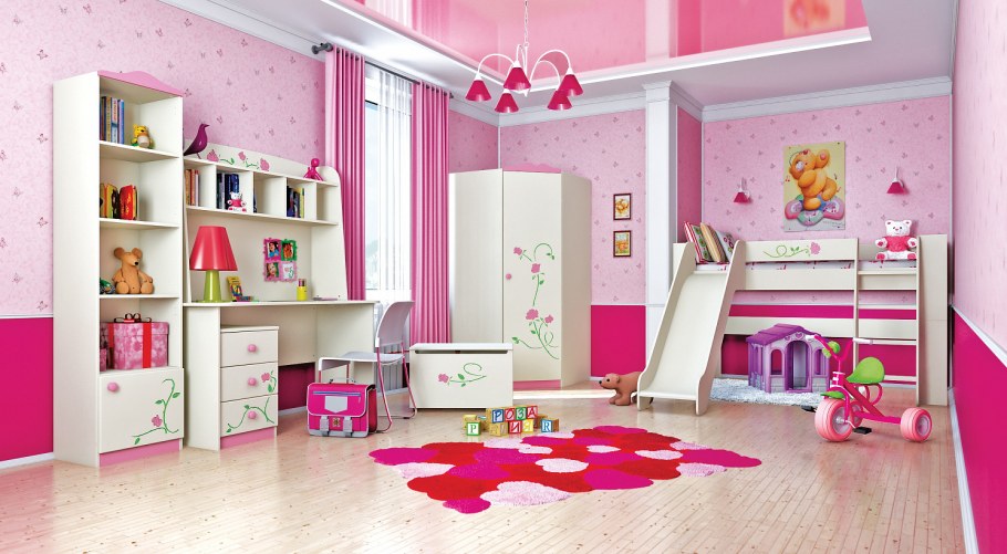 Детские комнаты для девочек