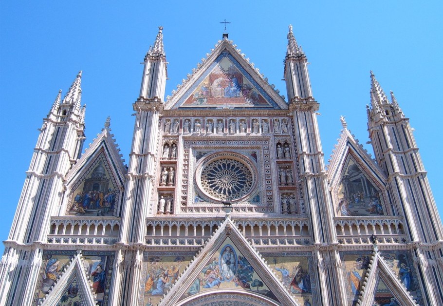 Собор в Орвието Италия фасады