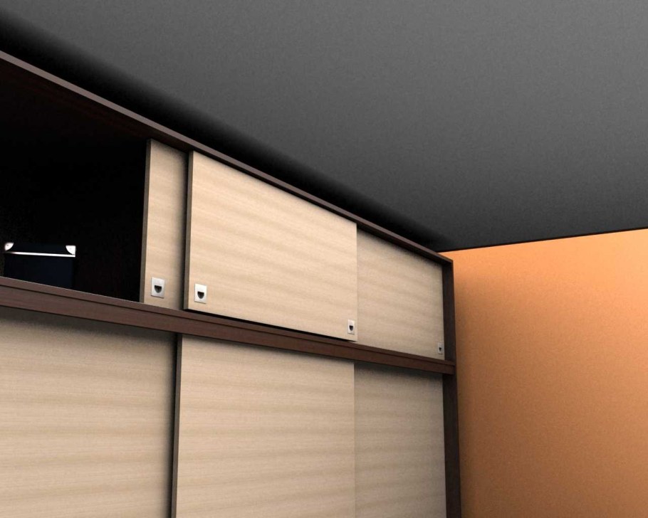 Раздвижные дверцы для шкафчика