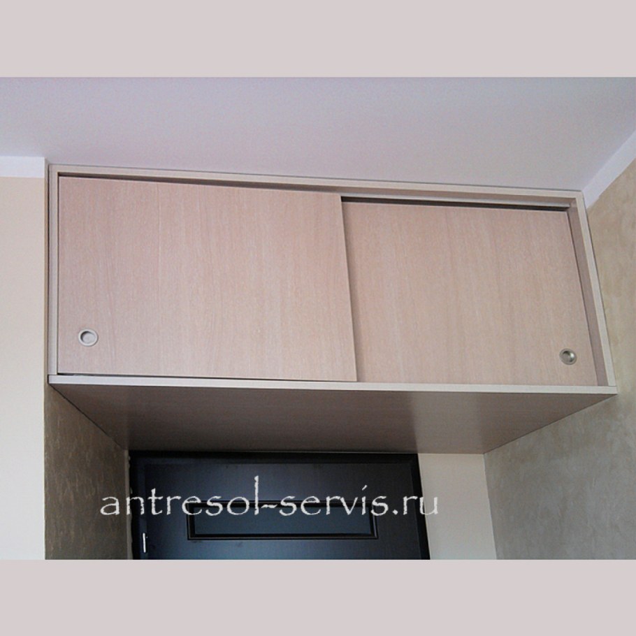 Дверь раздвижная ПВХ антресольная ш60-84хв50