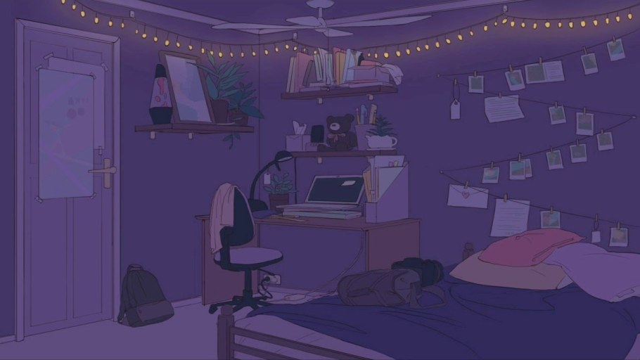 Фон гача лайф комната ночью