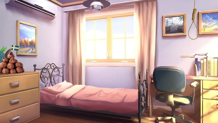 Кровать аниме для гача лайф