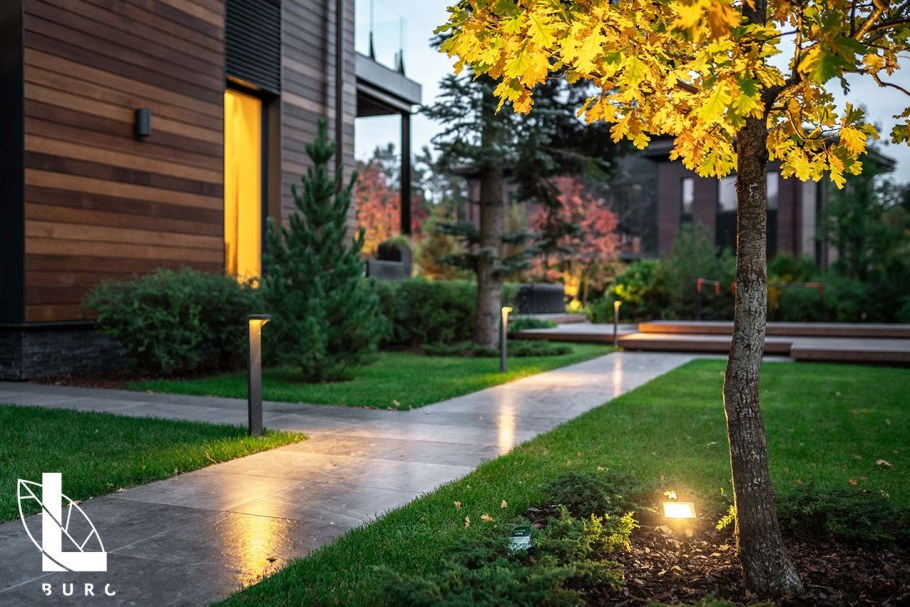 Европейский экостиле в ландшафте