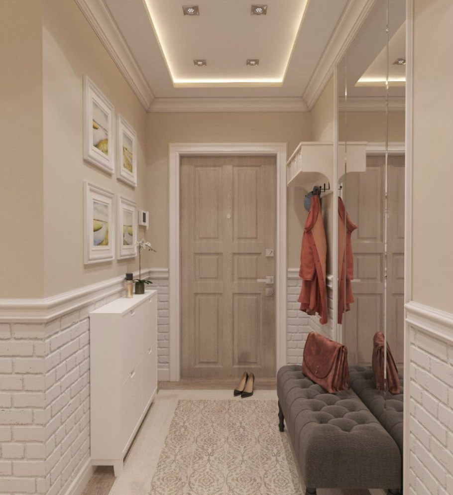 Интерьер маленькой прихожей