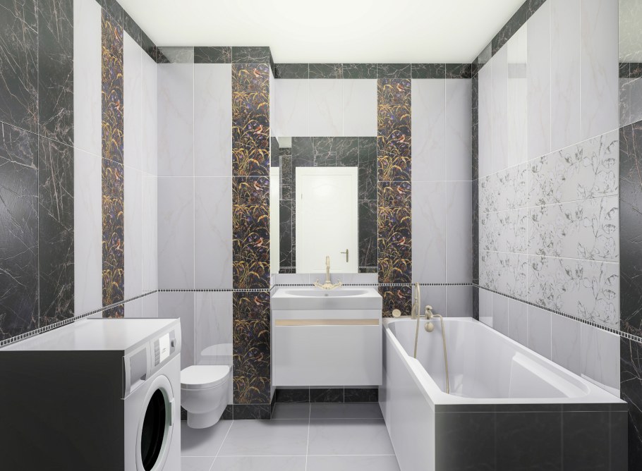 Плитка Астория Керама Марацци в интерьере