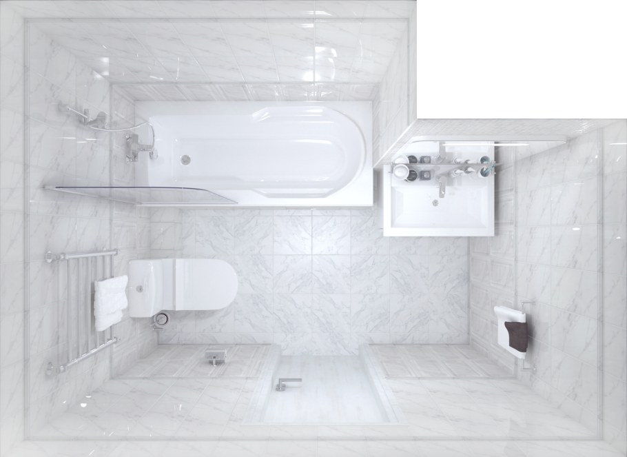 Керама Марацци Алькала в интерьере ванной