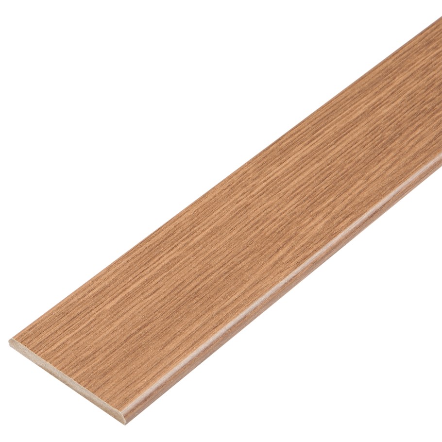 Планка доборная телескопическая 150мм ПВХ коньяк