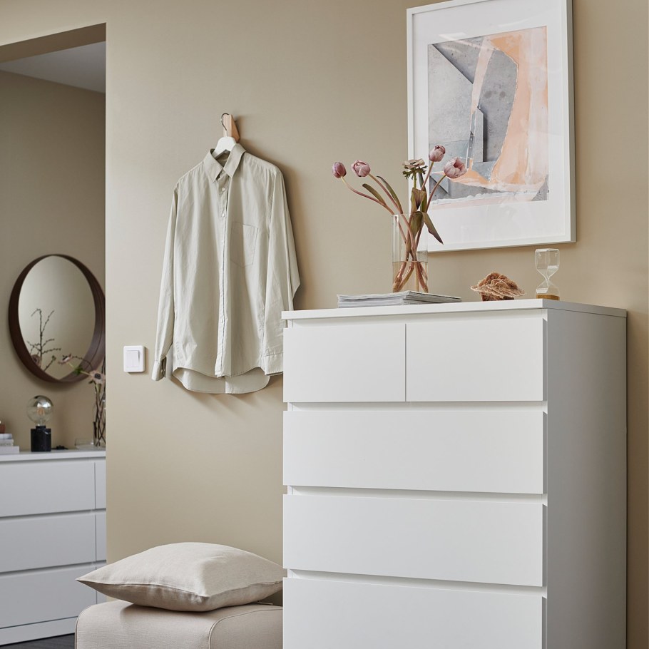 Ikea комод белый МАЛЬМ