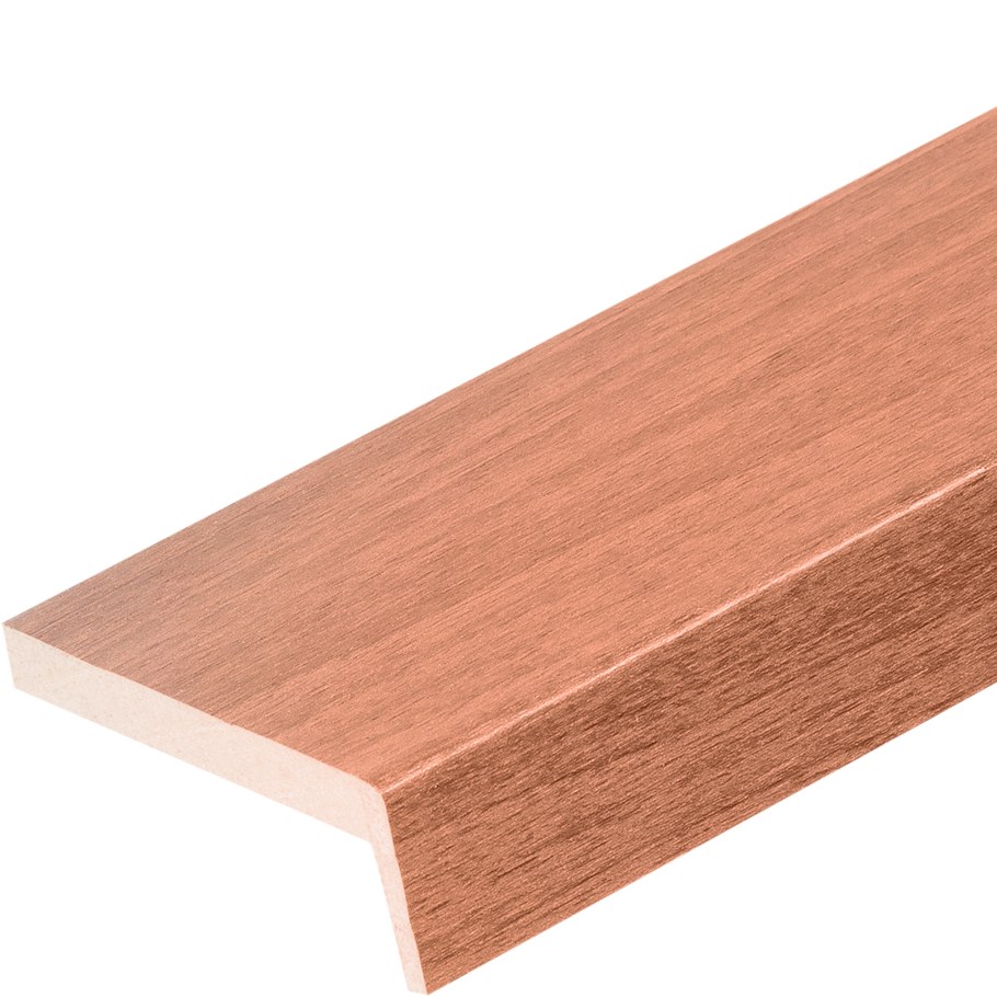 Наличник телескопический Дельта 2140x70x8 мм ПВХ цвет ольха Золотая