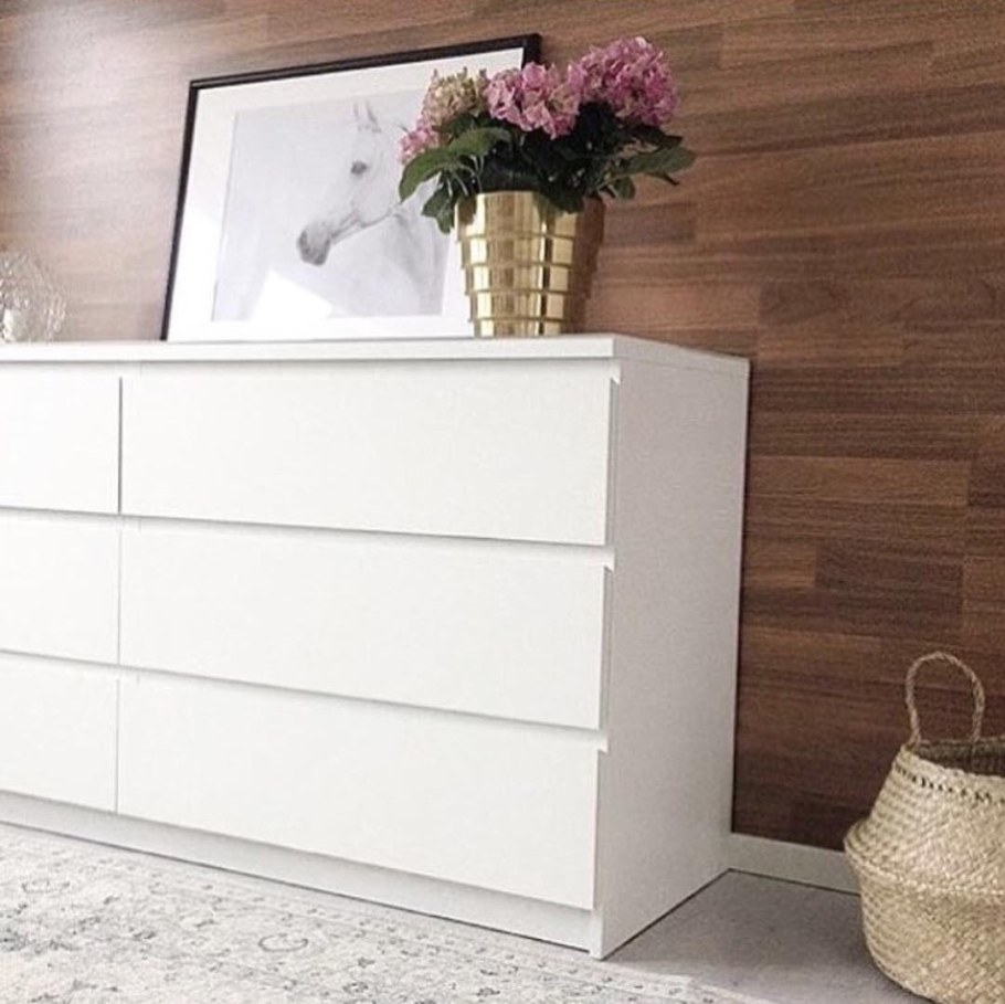 Комод ikea МАЛЬМ 6 ящиков