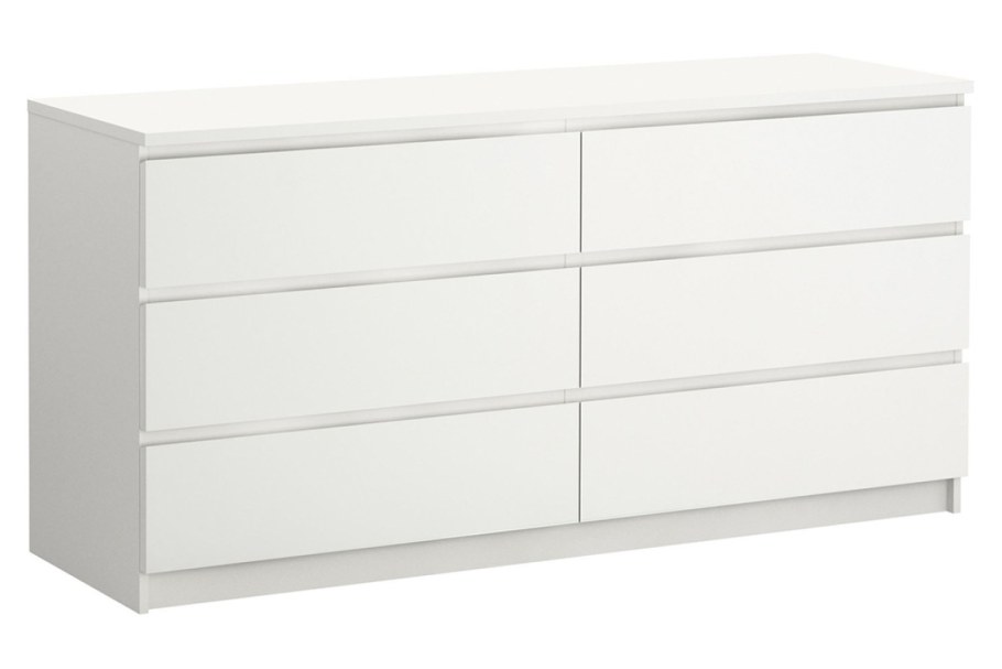 Икеа комод МАЛЬМ 6 ящиков белый