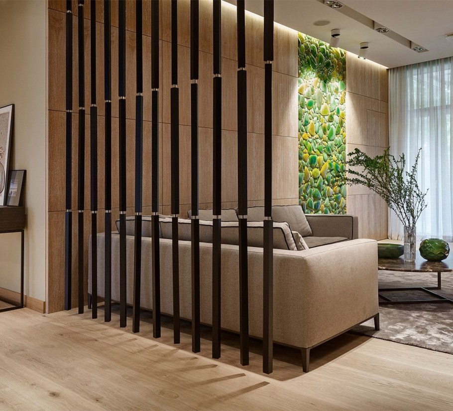 Декоративные перегородки в интерьере