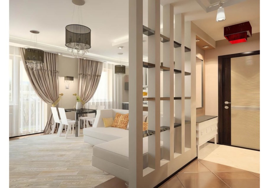 Дизайнерские перегородки для зонирования пространства