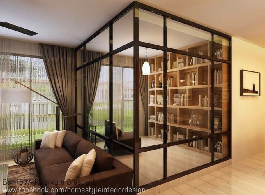 Перегородка для зонирования комнаты раздвижные