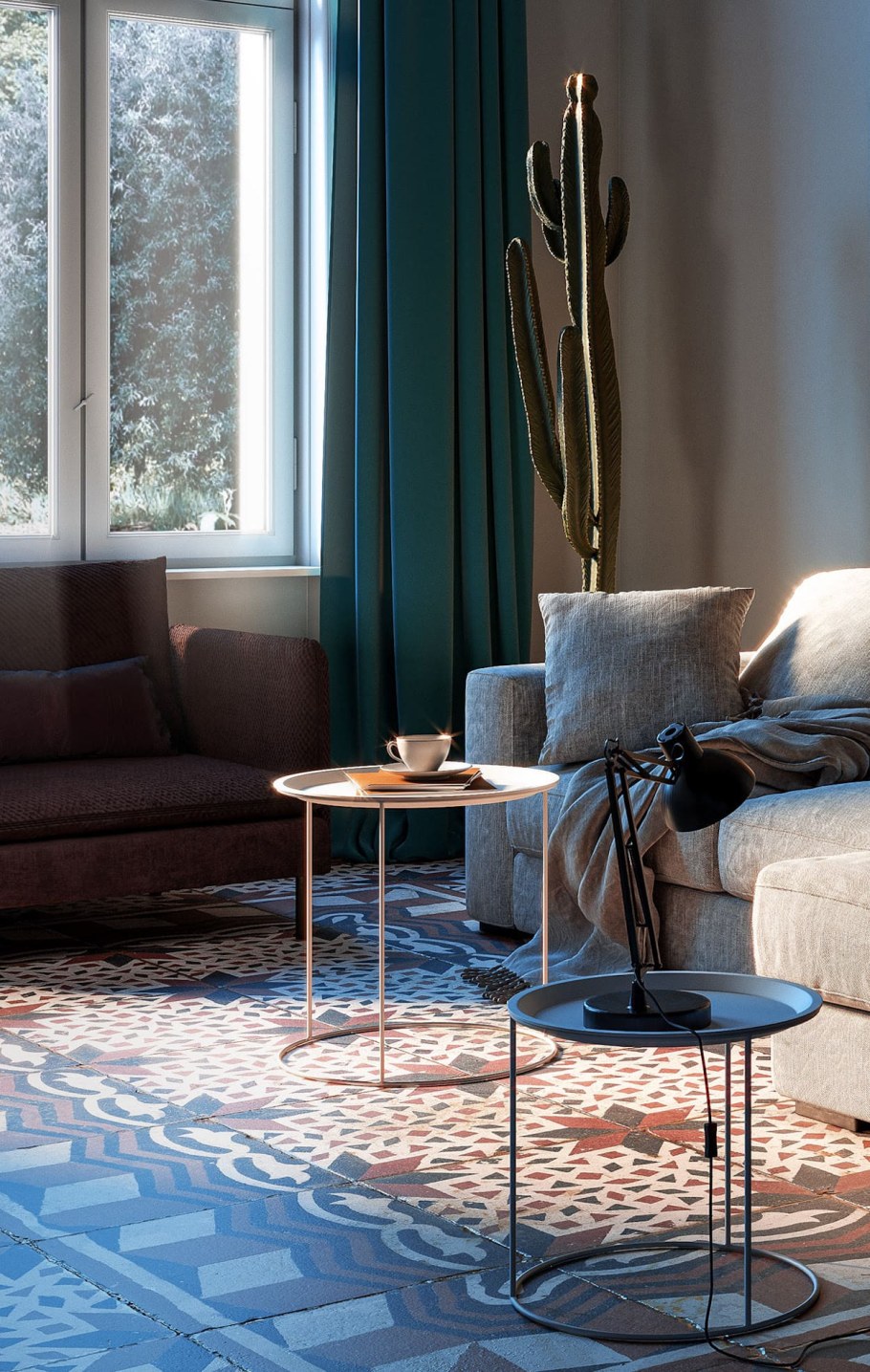 Интерьер гостиной 2024 Светлан стены