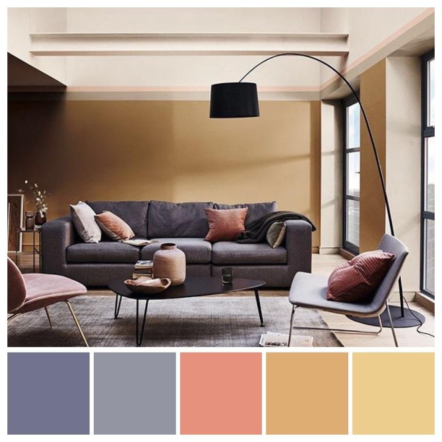 Модные оттенки в интерьере