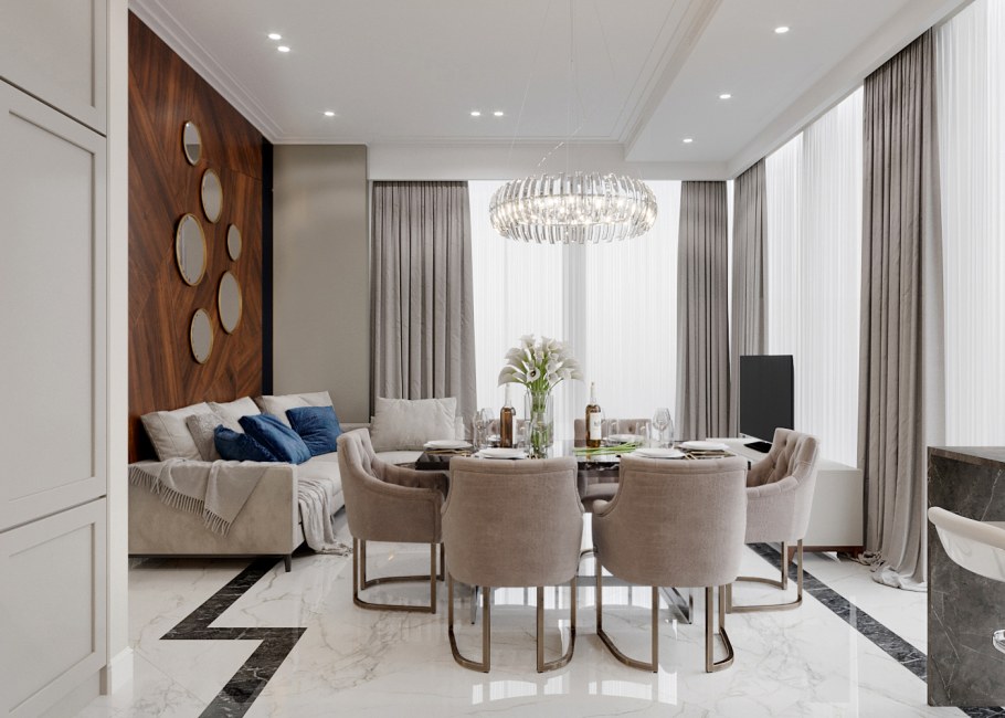 Интерьер гостиной 2024 в квартире