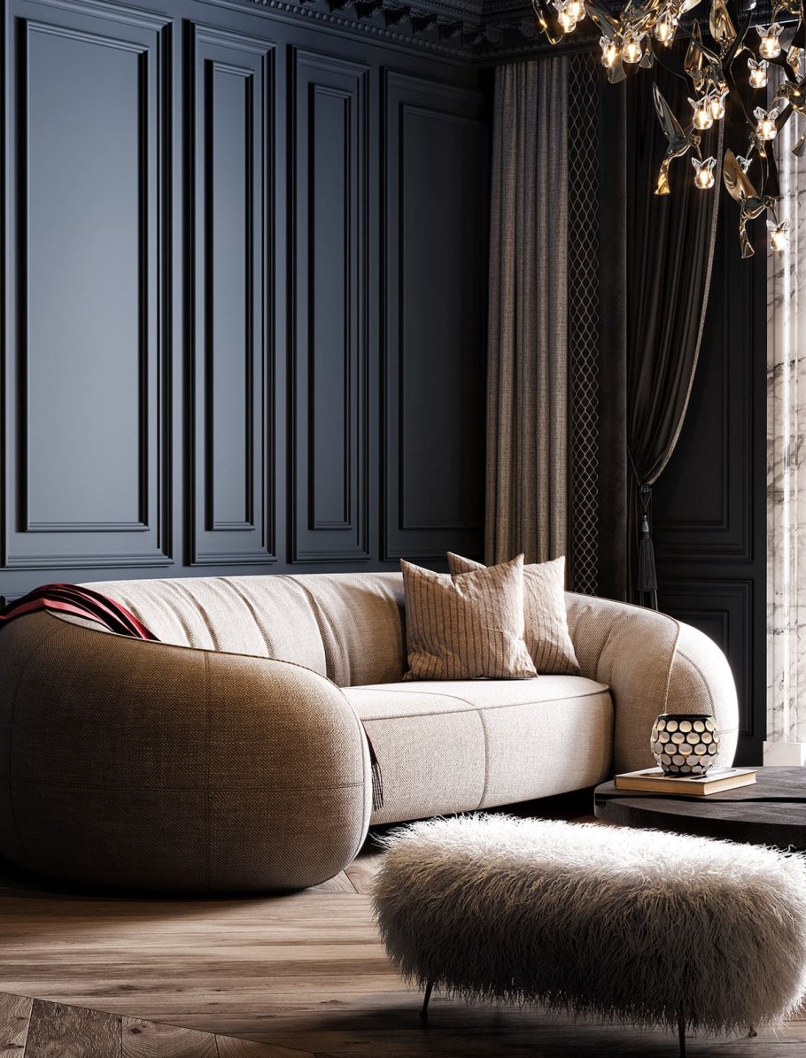 Гостиная 2024 тренд