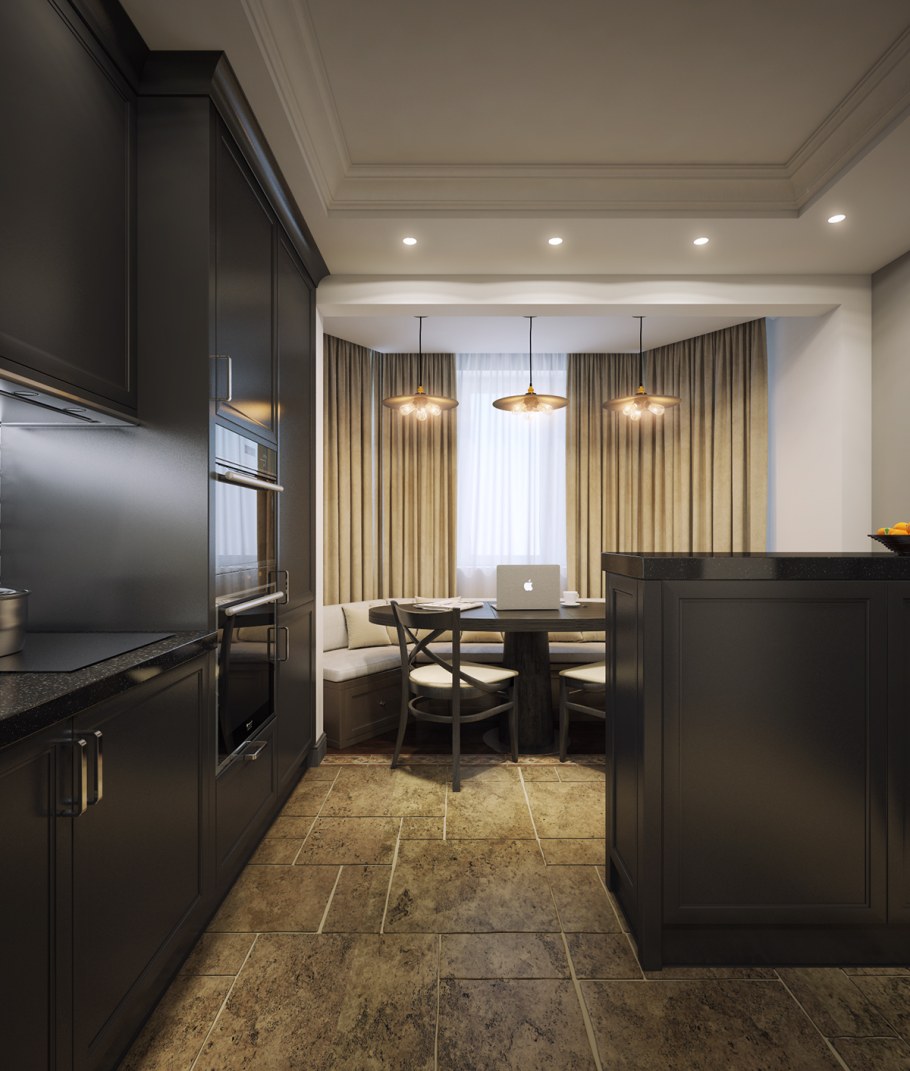 Интерьер трешки 60 кв