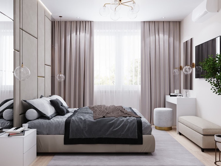 Интерьер двухкомнатной квартиры 60 кв.м