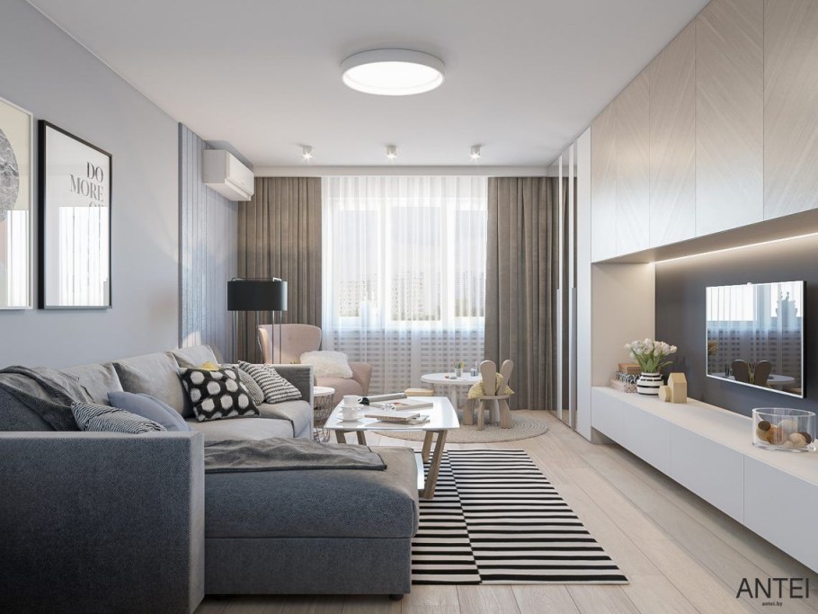 Интер двух комнатной квартиры