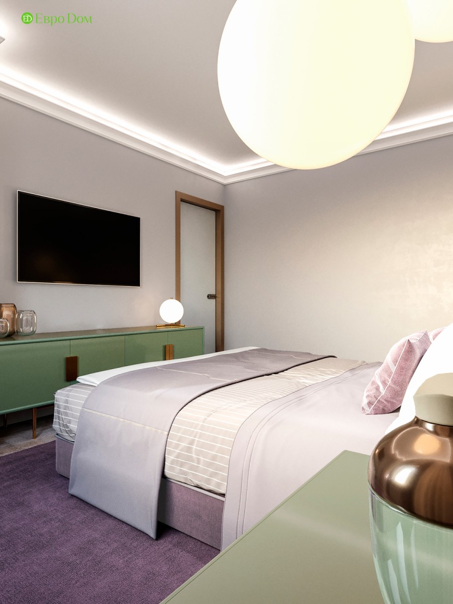 Дизайнерская двухкомнатной квартиры 60