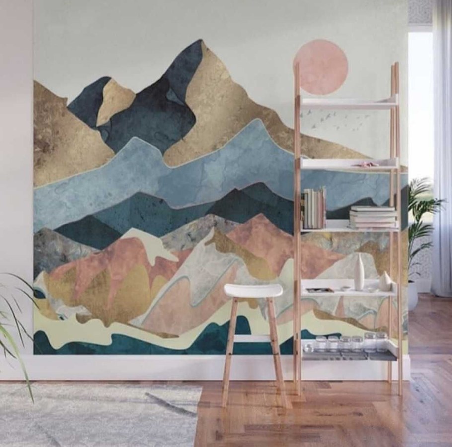 Роспись стен в интерьере