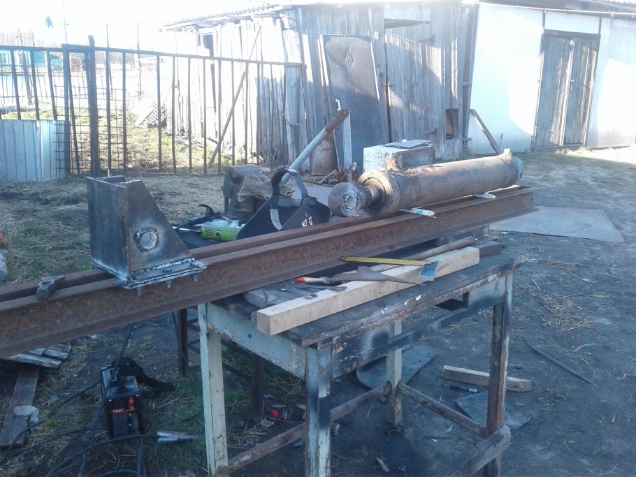 Дровокол гидравлический самодельный